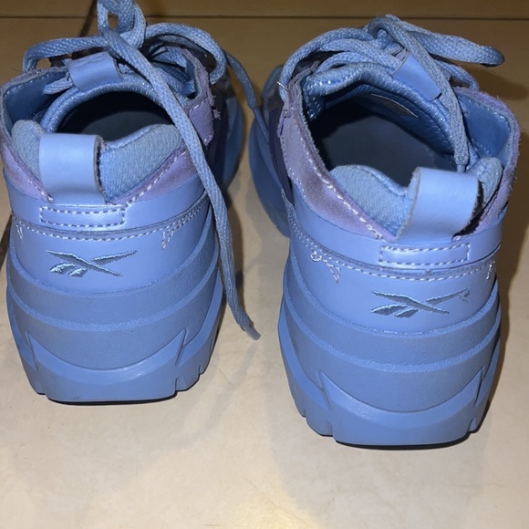 PO: Girls' Toddler Reebok Cardi B Club C V2 Stretch Lace Casual Shoes - Picture 4 of 6